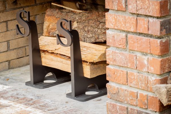 Custom Letter Andirons