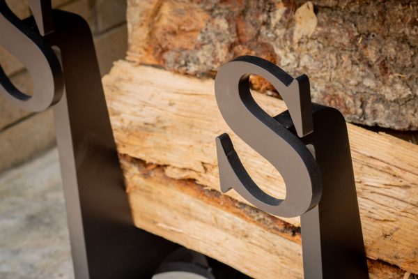 Custom Letter Andirons