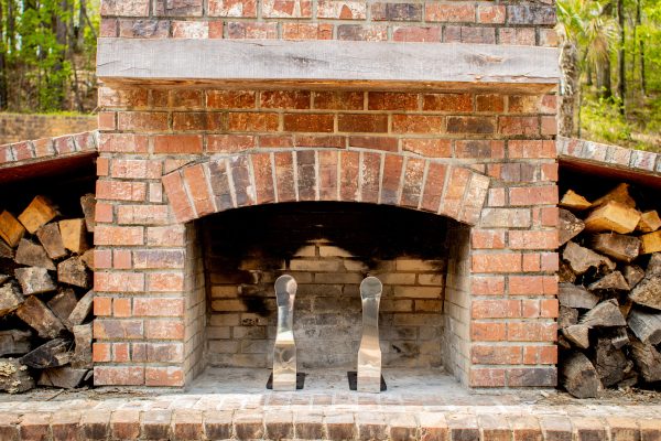 Stainless Settler Andirons